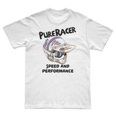 CAMISETA PURERACER MX HELMET WHITE