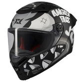 AXXIS CASCO FENIX ANGRY FACE B2 GRIS MATE