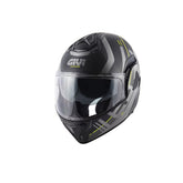 GIVI CASCOS MODULARES HX30F PULSAR BLACK TIT YELLOW - PUBY