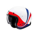 HJC V31 EMGO MC21 Jet Casco Motoazul rojo blanco
