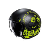 HJC V31 DESTO MC3HSF Casco Moto Abierto Negro Amarillo