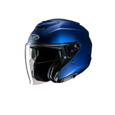 HJC i31 Casco abierto para moto S.flat azul metalizado