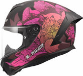 LS2 FF820 RAPID III POPPIES INTEGRAL CASCO DE MOTO NEGRO ROSA – Maximomoto ES