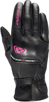 IXON RS SHINE 2 LEATHER TEXTILE MOTORCYCLE GLOVES WOMEN BLACK FUCHSIA – Maximomoto ES