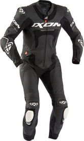 Combinaison de moto de course pour homme IXON JACKAL en cuir noir – Maximomoto ES