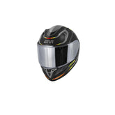 GIVI 50.8 MACHI1 Moto Integral Dama Casco Negro Gris Rojo