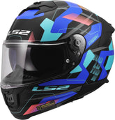 LS2 FF808 STREAM II MIKA CASCO DE MOTO NEGRO AZUL – Maximomoto ES