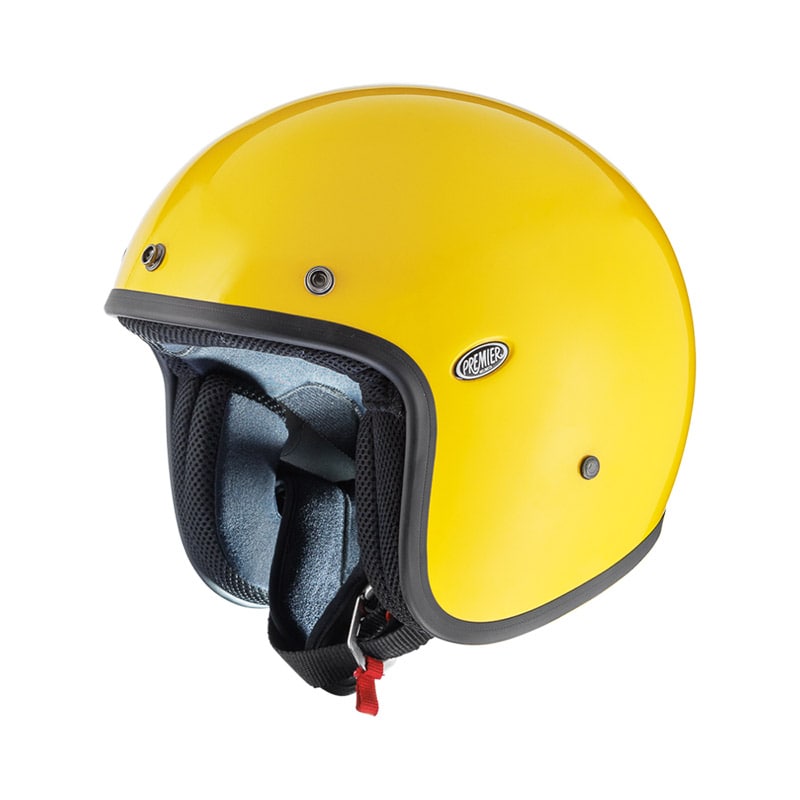 bike helmet classic yellow Premier Classic U12 Motorcycle Open Face Helmet Fluorescent Yellow – SECURTEX MOTOR S.L (t/a MaximoMoto)
