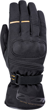 IXON PRO FIELD MUJER SOFTSHELL E IMPERMEABLE GUANTES MOTO NEGRO DORADO - GUANTES