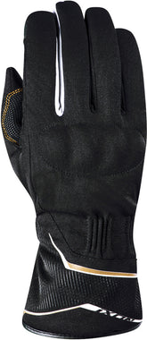 IXON PRO GLOBE MUJER CÁLIDO E IMPERMEABLE GUANTES MOTO NEGRO BLANCO DORADO - GUANTES