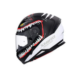 SHIRO CASCO HUNTER SHARK NG MATE