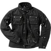BLACK - Chaqueta Pandle Wax Cotton Negro – Maximomoto ES