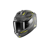 SHARK SKWAL i3 LINIK Mat Integral Casco Antracita Amarillo Negro