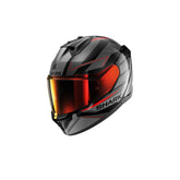 SHARK D-SKWAL 3 Sizler integral moto Casco Negro Antracita Rojo