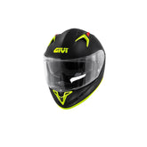Casco integrale da moto GIVI 50.9 Atomic Sport Nero Argento Giallo (BCYL) – Maximomoto ES