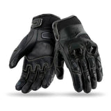 SEVENTY DEGREES SD-N47 MOTORCYCLE WINTER GLOVES NAKED MEN BLACK