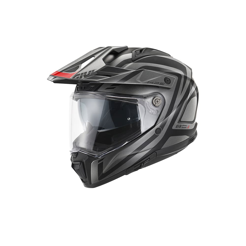 GIVI APEX AXBR ADVENTURE CASCO INTEGRAL DE MOTO NEGRO TITANIO