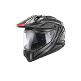 GIVI CASCOS INTEGRALE H801F APEX BLACK TITANIUM RED - AXBR