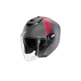SHARK RS Jet Stride Matte Silver Violet Blue Helmet – Maximomoto ES