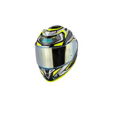 GIVI 50.9 ATOMIC MOTO INTEGRAL TURISMO CASCO NEGRO PLATA AMARILLO