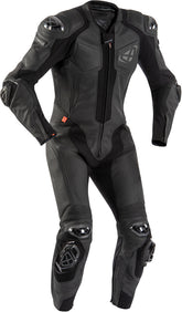 Macacão de couro preto para motociclismo para homem IXON VENDETTA EVO de uma peça – Maximomoto ES