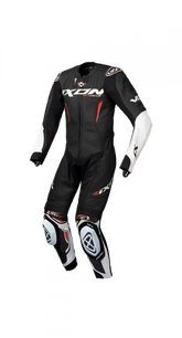 Macacão em pele preto e branco para motociclismo IXON VORTEX 3 JUNIOR – Maximomoto ES