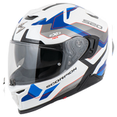 SCORPION - EXO 520 EVO AIR ELAN White-Blue – Maximomoto ES