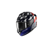 SHARK SKWAL I3 US FLAG CASCO AZUL ROJO BLANCO ECE 22.06