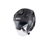 GIVI X29 Fiber Open Face Jet Helmet for Scooter Matte Black – Maximomoto ES