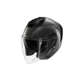 SHARK RS JET CARBON IKONIK Carbono Negro Cromado Casco