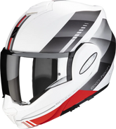 SCORPION - EXO-TECH EVO GENRE Matte White-Silver-Red – Maximomoto ES