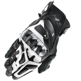Luvas de motociclismo Shima XRS-3 para homem, preto/branco – Maximomoto ES
