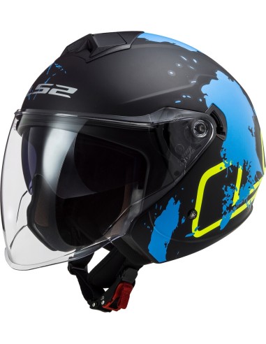 LS2 OF573 TWISTER II Xover Jet Casque ouvert sur route pour moto et scooter