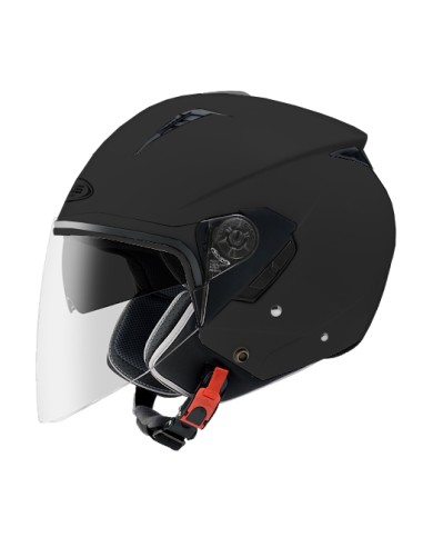 ZEUS-CASCO JET  ZS-205 MATT BLACK