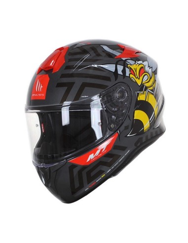 MT- CASCO FF106 TARGO BEE B5 RJ FLUOR BRILLO