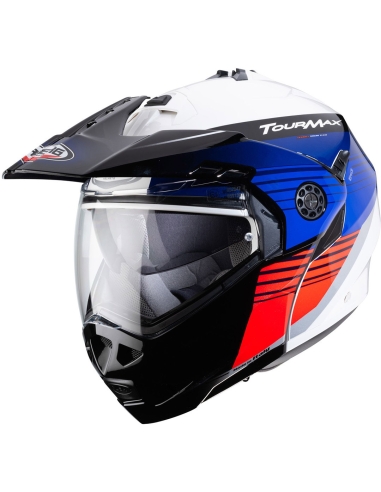 CABERG-Casco Tourmax Titan WHITE/BLUE/RED