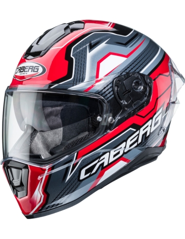 CABERG-Casco DRIFT EVO LB29 BLACK/ANTHRACITE/RED