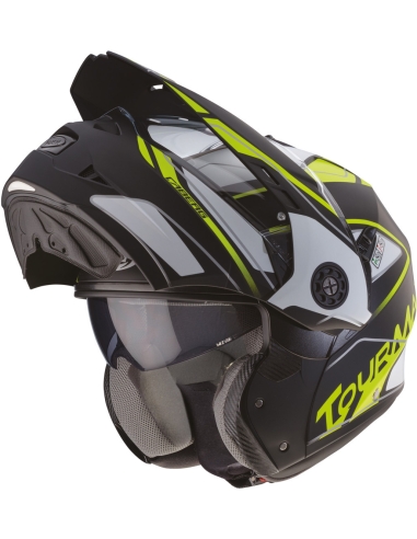 CABERG-Casco Tourmax Marathon MATT/BLACK/WHITE/YELLOW F