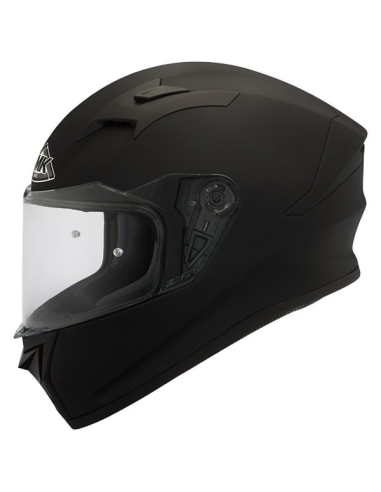 Casco de moto deportivo SMK stellar negro mate integral (MA200)