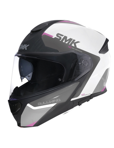 SMK- GULLWING KRESTO DECORATED GLOSSY (GL169) CASCO INTEGRAL DE MOTO DEPORTIVO