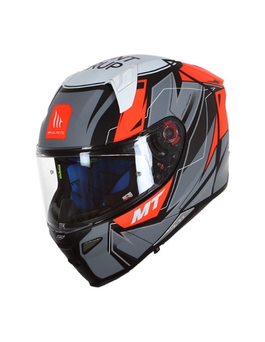 CASCO MT FF110 REVENGE 2 XAVI A5 ROJO FLUOR