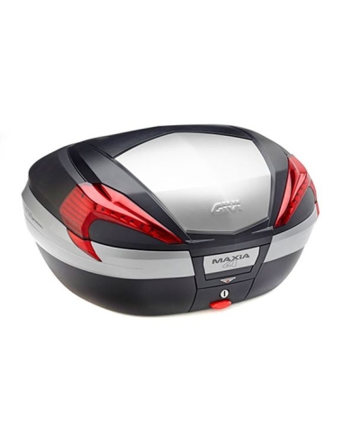 GIVI - MALETA MK 56 LTS. V56/MAXIA 4.NEGRO BASE/N C/TAPA ALUMINIO