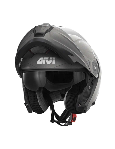 Givi MOD X27 DIMENSION Urban Street Riding Modular Helmet Solid Titanium