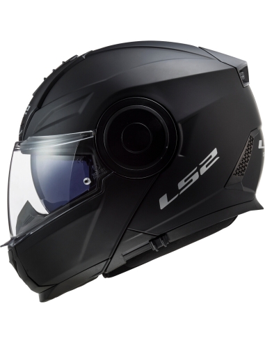 LS2 FF902 Scope Solid Modular Flip Up Touring Motorcycle Capacete preto mate