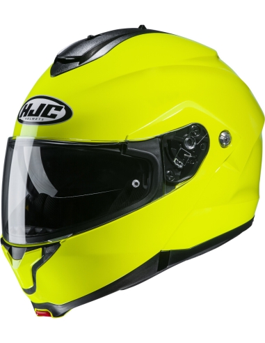 HJC C91 Motocicleta Sports Touring Capacete Integral Verde Fluorescente