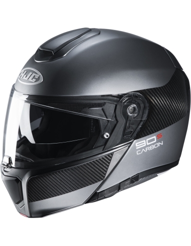 Casque modulaire d'équitation de sport de moto HJC RPHA 90S Carbon Luve