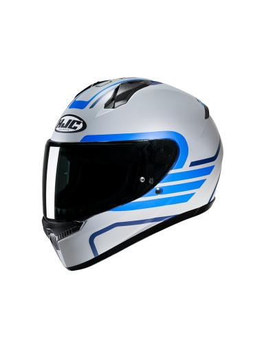 hjc c10 lito mc2sf blau vollgesichtiger motorrad rennhelm