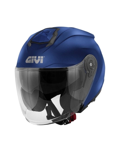 Givi X.25 TRACE Jethelm Motorrad Straßenreiten Einfarbig blau.