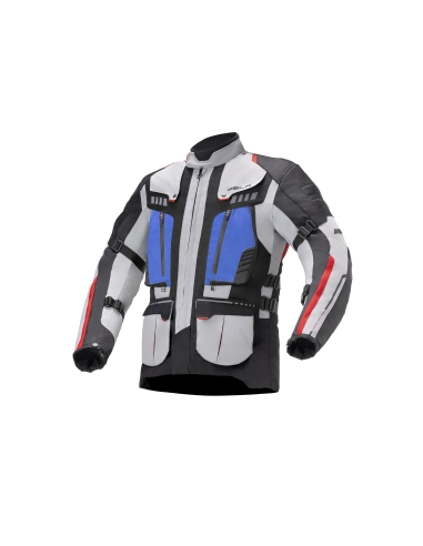 Bela Hailstorm Giacche di Tessuto Moto Ice/Nero/Blu