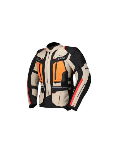 Bela Hailstorm Touring Jacket Cream/Black/Fluro Orange